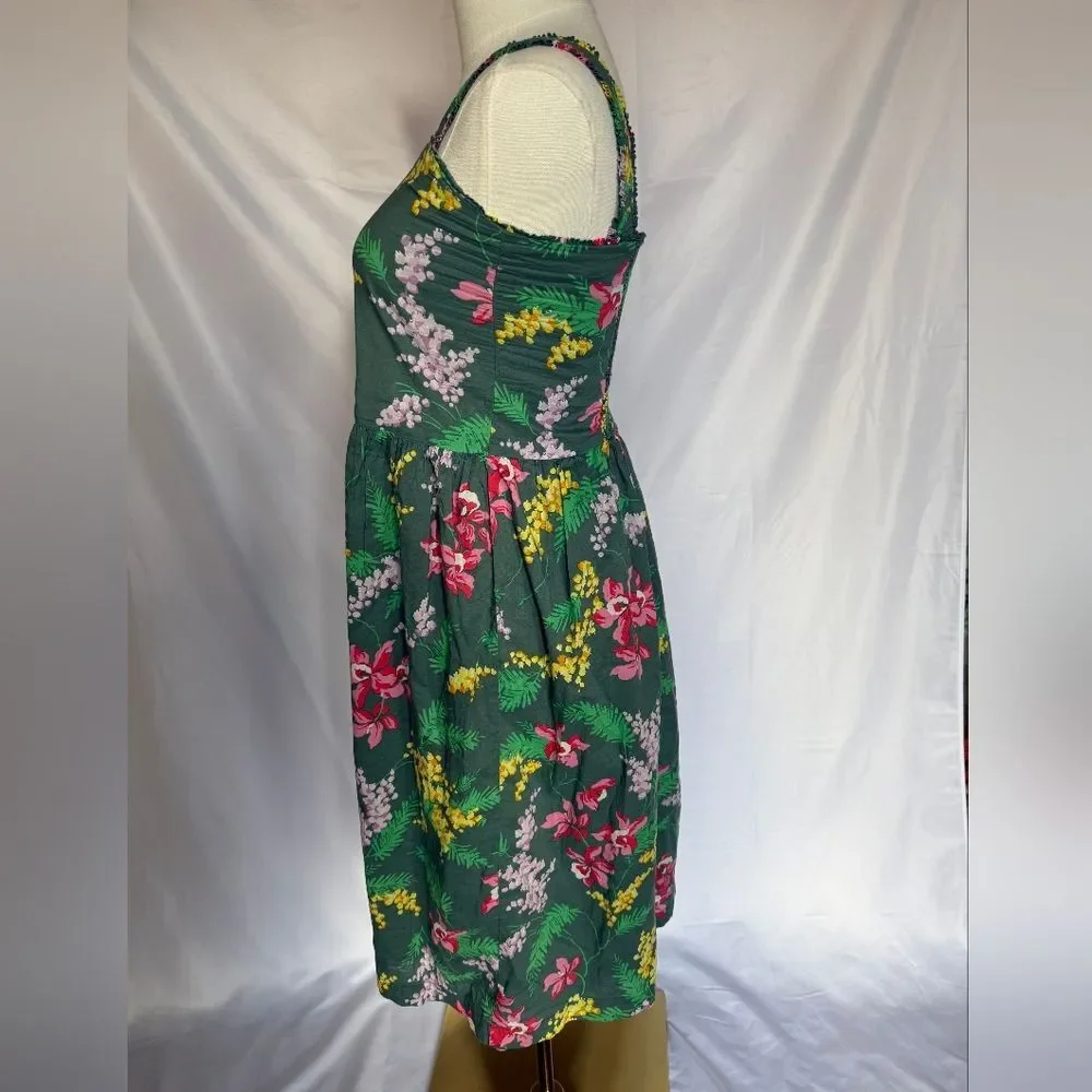 GAP Girls Floral Tank Dress Size 12 XL, 100% Cotton